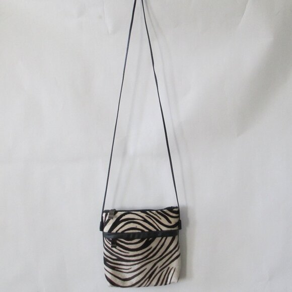 CACHÉ LEATHER & HAIRCALF CROSSBODY BAG❤️ - Picture 5 of 10